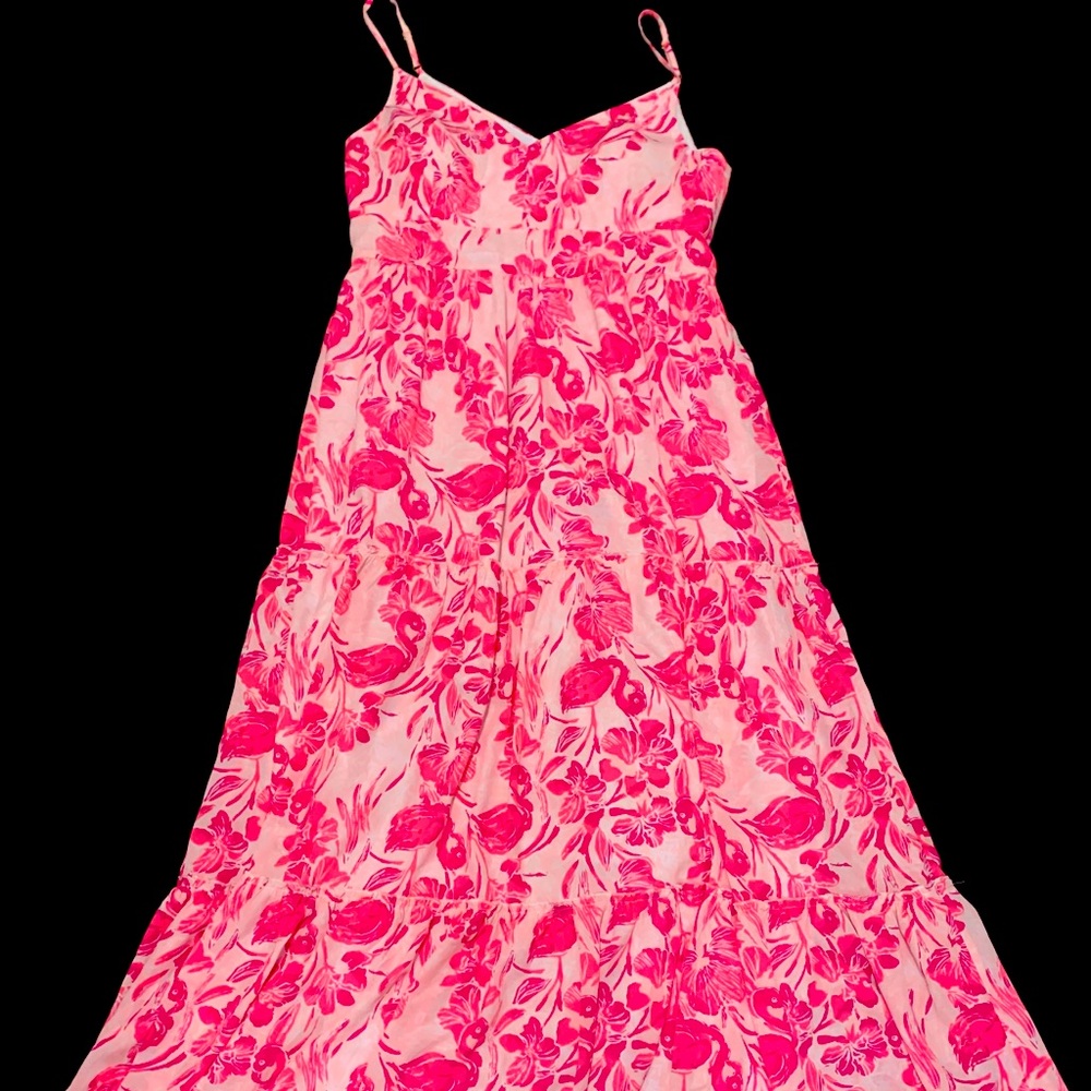 12-Lily Pulitzer long flowy dress
